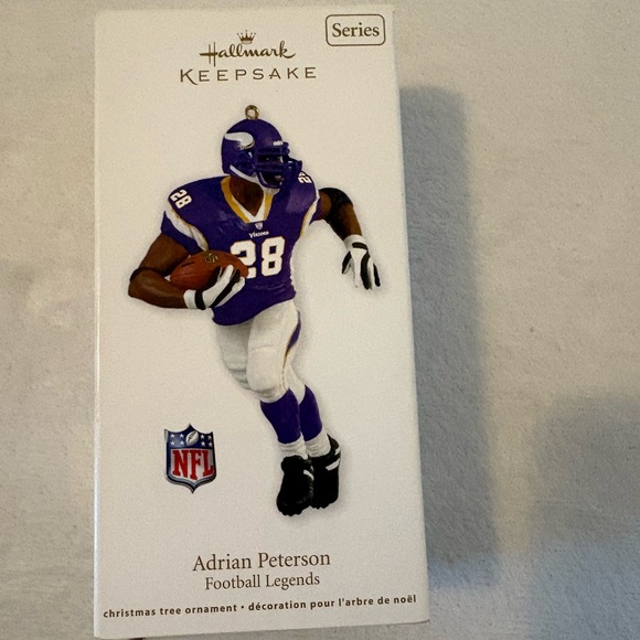 Hallmark Other - Hallmark Keepsake Ornament: Football Legends Series: Adrian Peterson